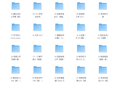 央妈推荐，儿童励志纪录片（全）